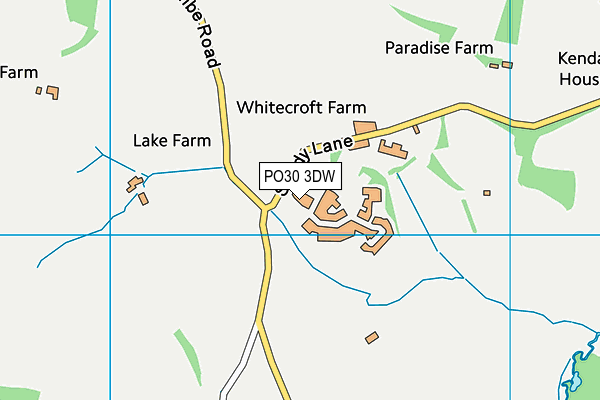 PO30 3DW map - OS VectorMap District (Ordnance Survey) PO30 3DW map - OS VectorMap District (Ordnance Survey)