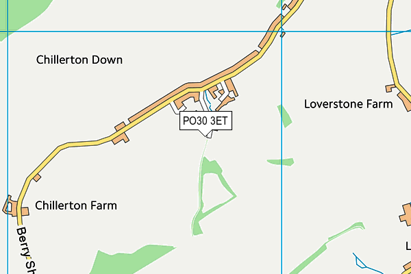PO30 3ET map - OS VectorMap District (Ordnance Survey) PO30 3ET map - OS VectorMap District (Ordnance Survey)