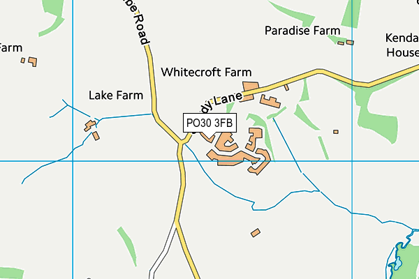 PO30 3FB map - OS VectorMap District (Ordnance Survey) PO30 3FB map - OS VectorMap District (Ordnance Survey)