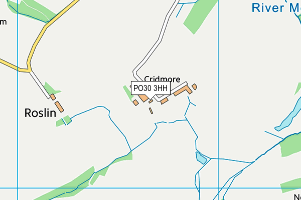 PO30 3HH map - OS VectorMap District (Ordnance Survey) PO30 3HH map - OS VectorMap District (Ordnance Survey)