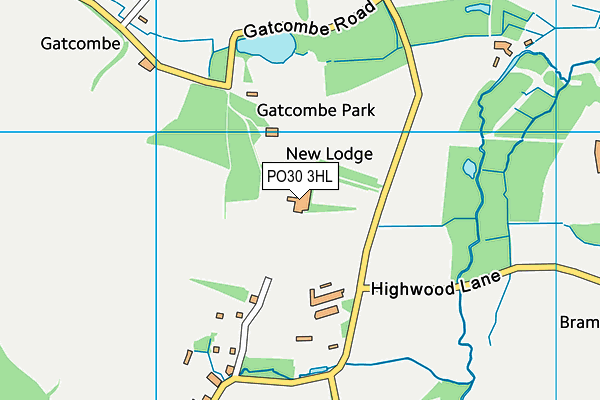 PO30 3HL map - OS VectorMap District (Ordnance Survey) PO30 3HL map - OS VectorMap District (Ordnance Survey)