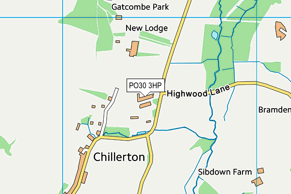 PO30 3HP map - OS VectorMap District (Ordnance Survey) PO30 3HP map - OS VectorMap District (Ordnance Survey)