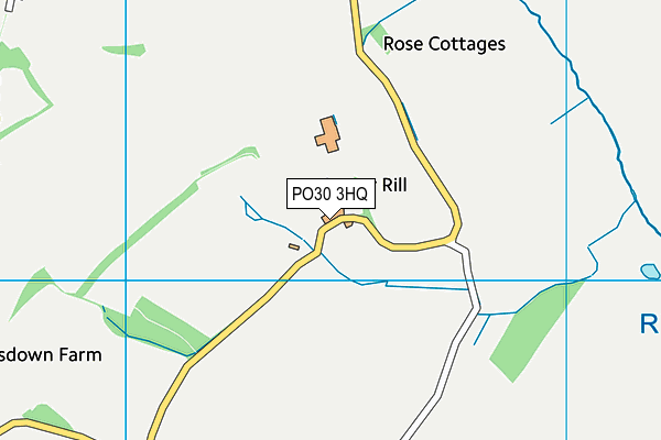 PO30 3HQ map - OS VectorMap District (Ordnance Survey) PO30 3HQ map - OS VectorMap District (Ordnance Survey)