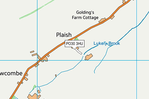 PO30 3HU map - OS VectorMap District (Ordnance Survey) PO30 3HU map - OS VectorMap District (Ordnance Survey)