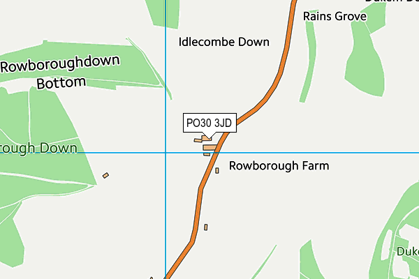 PO30 3JD map - OS VectorMap District (Ordnance Survey) PO30 3JD map - OS VectorMap District (Ordnance Survey)