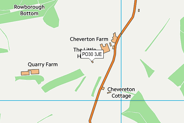 PO30 3JE map - OS VectorMap District (Ordnance Survey) PO30 3JE map - OS VectorMap District (Ordnance Survey)