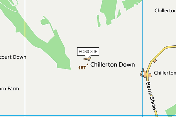 PO30 3JF map - OS VectorMap District (Ordnance Survey) PO30 3JF map - OS VectorMap District (Ordnance Survey)
