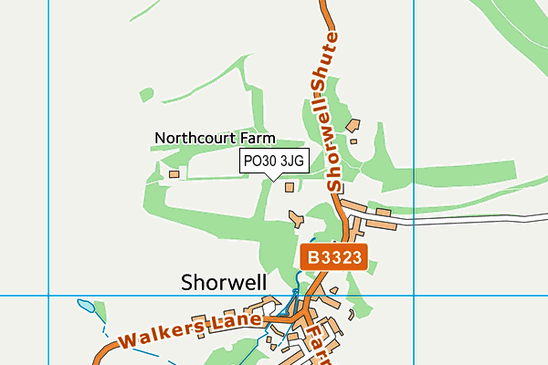 PO30 3JG map - OS VectorMap District (Ordnance Survey) PO30 3JG map - OS VectorMap District (Ordnance Survey)