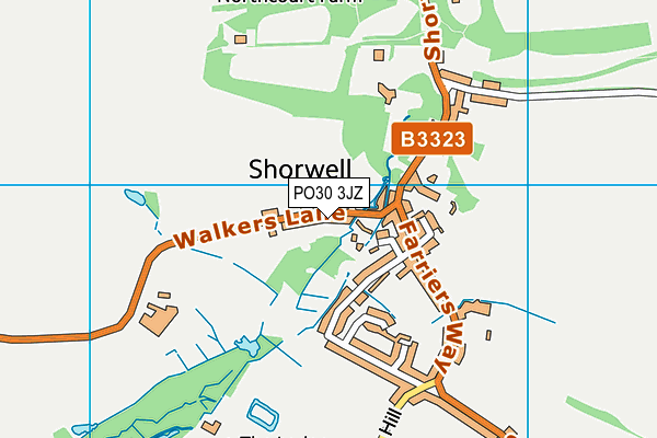 PO30 3JZ map - OS VectorMap District (Ordnance Survey) PO30 3JZ map - OS VectorMap District (Ordnance Survey)