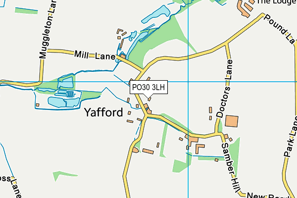 PO30 3LH map - OS VectorMap District (Ordnance Survey) PO30 3LH map - OS VectorMap District (Ordnance Survey)