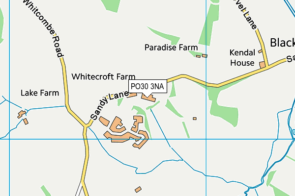PO30 3NA map - OS VectorMap District (Ordnance Survey) PO30 3NA map - OS VectorMap District (Ordnance Survey)