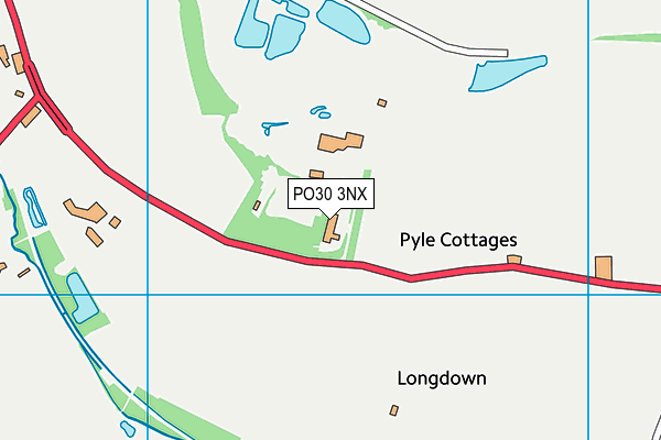 PO30 3NX map - OS VectorMap District (Ordnance Survey) PO30 3NX map - OS VectorMap District (Ordnance Survey)