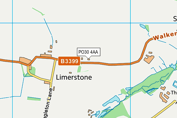 PO30 4AA map - OS VectorMap District (Ordnance Survey) PO30 4AA map - OS VectorMap District (Ordnance Survey)