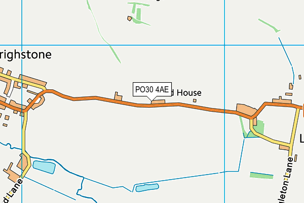 PO30 4AE map - OS VectorMap District (Ordnance Survey) PO30 4AE map - OS VectorMap District (Ordnance Survey)