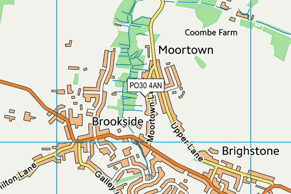 PO30 4AN map - OS VectorMap District (Ordnance Survey) PO30 4AN map - OS VectorMap District (Ordnance Survey)