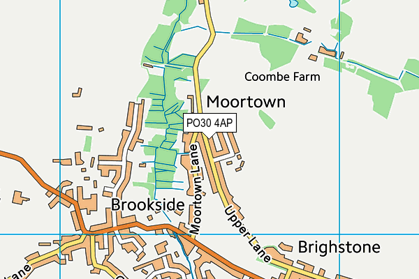 PO30 4AP map - OS VectorMap District (Ordnance Survey) PO30 4AP map - OS VectorMap District (Ordnance Survey)