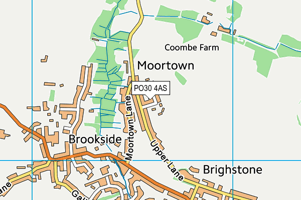 PO30 4AS map - OS VectorMap District (Ordnance Survey) PO30 4AS map - OS VectorMap District (Ordnance Survey)