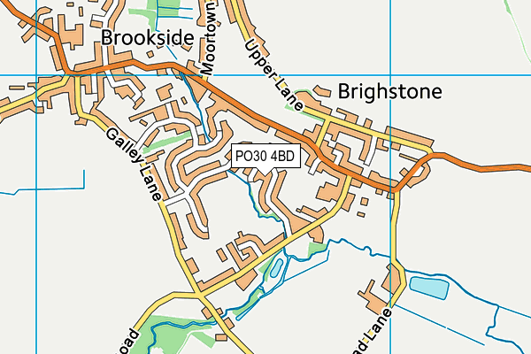 PO30 4BD map - OS VectorMap District (Ordnance Survey) PO30 4BD map - OS VectorMap District (Ordnance Survey)