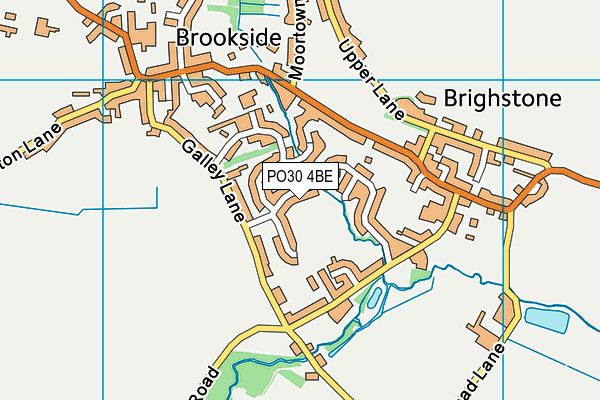 PO30 4BE map - OS VectorMap District (Ordnance Survey) PO30 4BE map - OS VectorMap District (Ordnance Survey)