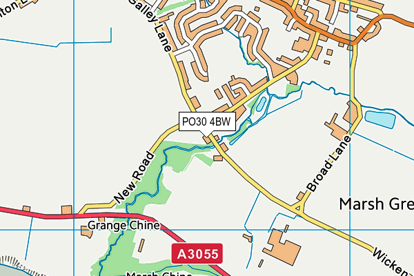 PO30 4BW map - OS VectorMap District (Ordnance Survey) PO30 4BW map - OS VectorMap District (Ordnance Survey)