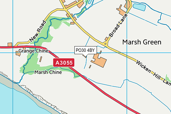 PO30 4BY map - OS VectorMap District (Ordnance Survey) PO30 4BY map - OS VectorMap District (Ordnance Survey)