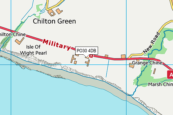 PO30 4DB map - OS VectorMap District (Ordnance Survey) PO30 4DB map - OS VectorMap District (Ordnance Survey)