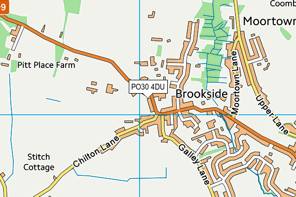 PO30 4DU map - OS VectorMap District (Ordnance Survey) PO30 4DU map - OS VectorMap District (Ordnance Survey)