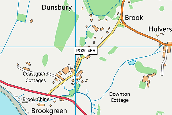 PO30 4ER map - OS VectorMap District (Ordnance Survey) PO30 4ER map - OS VectorMap District (Ordnance Survey)