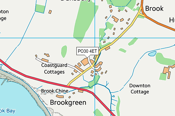 PO30 4ET map - OS VectorMap District (Ordnance Survey) PO30 4ET map - OS VectorMap District (Ordnance Survey)