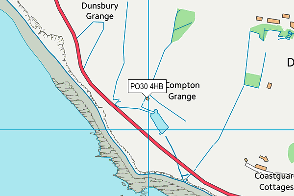 PO30 4HB map - OS VectorMap District (Ordnance Survey)