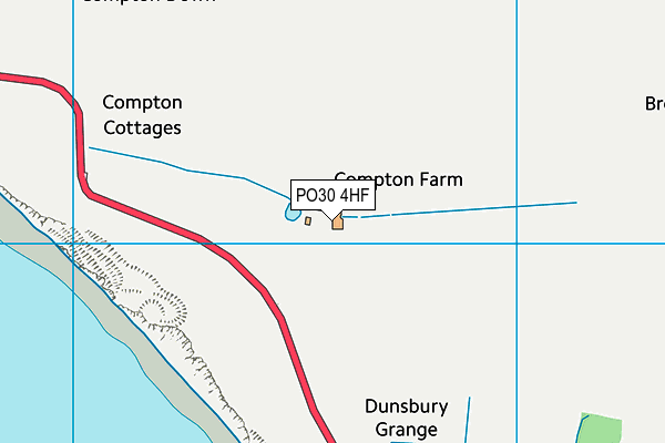 PO30 4HF map - OS VectorMap District (Ordnance Survey) PO30 4HF map - OS VectorMap District (Ordnance Survey)