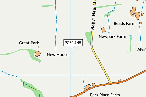 PO30 4HR map - OS VectorMap District (Ordnance Survey) PO30 4HR map - OS VectorMap District (Ordnance Survey)