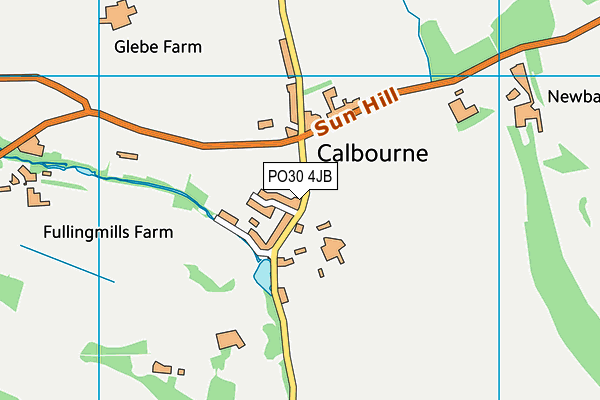 PO30 4JB map - OS VectorMap District (Ordnance Survey) PO30 4JB map - OS VectorMap District (Ordnance Survey)