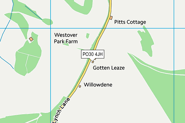 PO30 4JH map - OS VectorMap District (Ordnance Survey) PO30 4JH map - OS VectorMap District (Ordnance Survey)