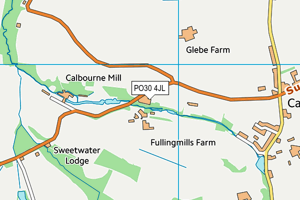 PO30 4JL map - OS VectorMap District (Ordnance Survey) PO30 4JL map - OS VectorMap District (Ordnance Survey)