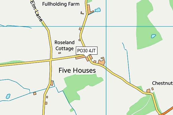 PO30 4JT map - OS VectorMap District (Ordnance Survey) PO30 4JT map - OS VectorMap District (Ordnance Survey)