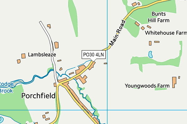 PO30 4LN map - OS VectorMap District (Ordnance Survey) PO30 4LN map - OS VectorMap District (Ordnance Survey)