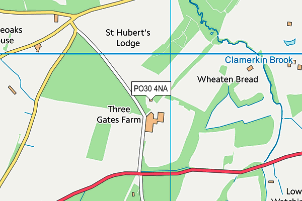 PO30 4NA map - OS VectorMap District (Ordnance Survey) PO30 4NA map - OS VectorMap District (Ordnance Survey)