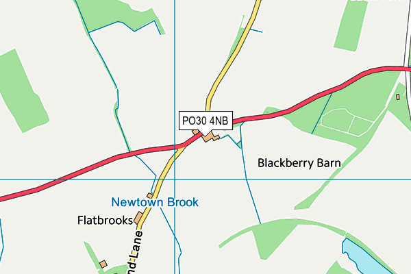 PO30 4NB map - OS VectorMap District (Ordnance Survey) PO30 4NB map - OS VectorMap District (Ordnance Survey)