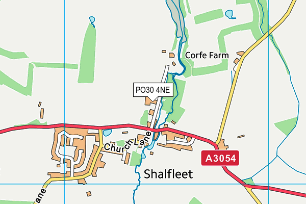 PO30 4NE map - OS VectorMap District (Ordnance Survey) PO30 4NE map - OS VectorMap District (Ordnance Survey)