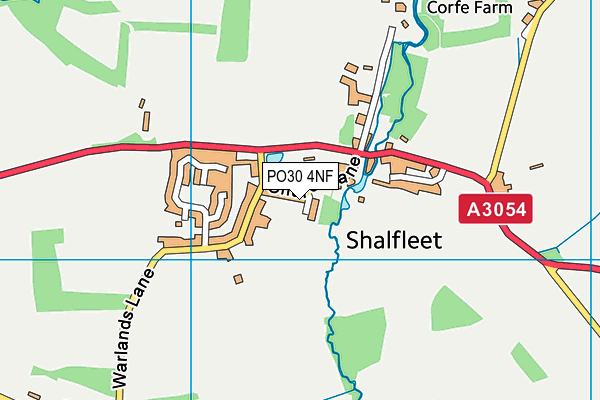 PO30 4NF map - OS VectorMap District (Ordnance Survey) PO30 4NF map - OS VectorMap District (Ordnance Survey)