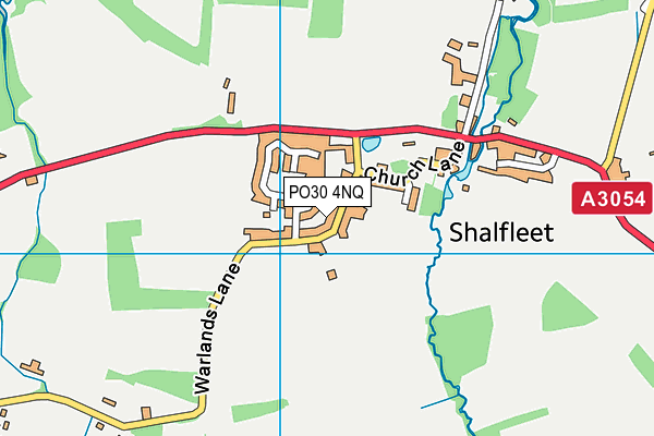 PO30 4NQ map - OS VectorMap District (Ordnance Survey)