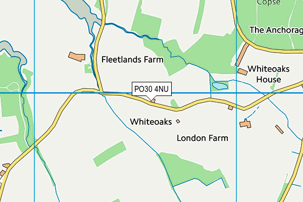 PO30 4NU map - OS VectorMap District (Ordnance Survey) PO30 4NU map - OS VectorMap District (Ordnance Survey)