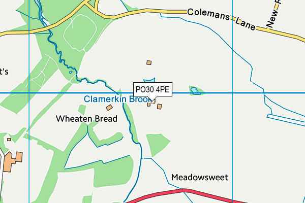 PO30 4PE map - OS VectorMap District (Ordnance Survey) PO30 4PE map - OS VectorMap District (Ordnance Survey)