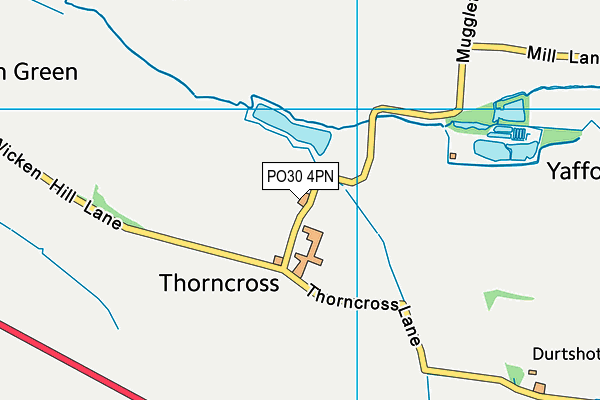 PO30 4PN map - OS VectorMap District (Ordnance Survey) PO30 4PN map - OS VectorMap District (Ordnance Survey)