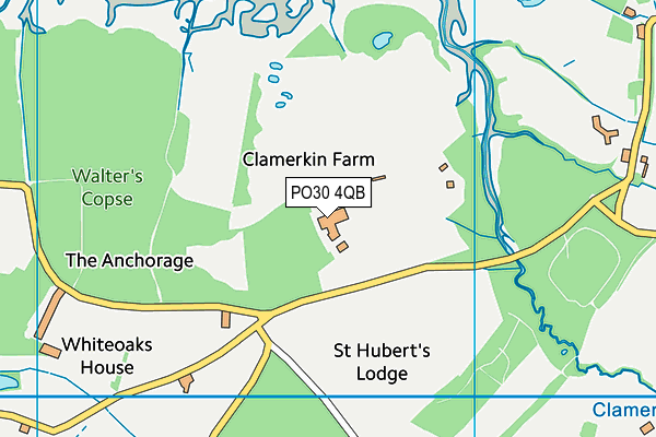 PO30 4QB map - OS VectorMap District (Ordnance Survey) PO30 4QB map - OS VectorMap District (Ordnance Survey)