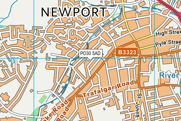 PO30 5AD map - OS VectorMap District (Ordnance Survey) PO30 5AD map - OS VectorMap District (Ordnance Survey)