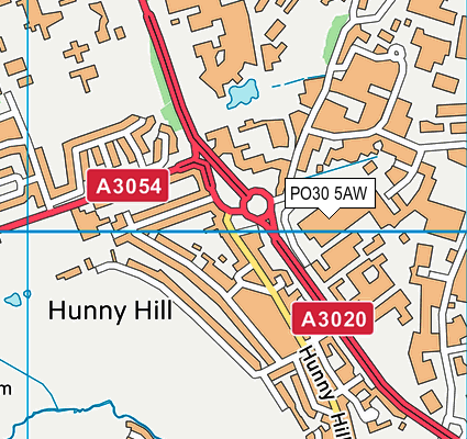 PO30 5AW map - OS VectorMap District (Ordnance Survey) PO30 5AW map - OS VectorMap District (Ordnance Survey)
