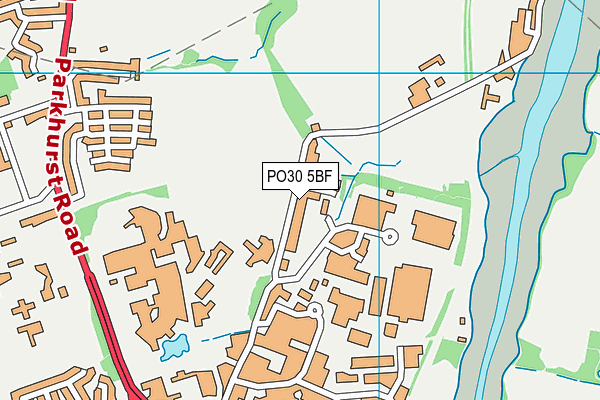PO30 5BF map - OS VectorMap District (Ordnance Survey) PO30 5BF map - OS VectorMap District (Ordnance Survey)