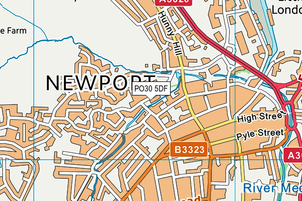 PO30 5DF map - OS VectorMap District (Ordnance Survey) PO30 5DF map - OS VectorMap District (Ordnance Survey)